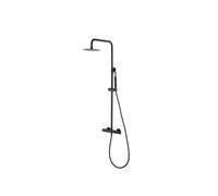 Columna de ducha termostática acero inoxidable Imex - Negro / Latón / Imex