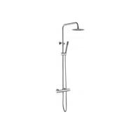 Columna de ducha termostática con una barra extensible hasta los 132 cm Line de Imex - Plateado / Latón / Imex