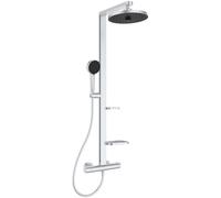 Columna de ducha termostática ideal standard alu+ plata cepillado