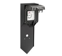 Columna de enchufe de jardín POXO con piqueta de tierra para exteriores IP65