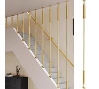 Columna de escalera de hierro ajustable para decoración del hogar, husillos cuadrados y redondos resistentes, solución moderna de barandilla de escalera