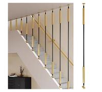 Columna de escalera de hierro ajustable para decoración del hogar, husillos cuadrados y redondos resistentes, solución moderna de barandilla de escalera