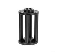 Columna de extensión de montaje ecuatorial de aleación de aluminio 200mm/300mm Sección de refuerzo para EQ3 EQ5 Telescopio Astronómico Adaptador de aumento de trípode Negro (200 mm negro)