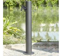 Columna de grifo anticongelante para jardín vertical con gancho que se conecta a la manguera para regar flores y lavar coches