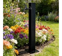 Columna de grifo de pedestal para jardín, hidrante de jardín a prueba de heladas, cuadrado de hidrante de agua para exteriores, grifo exterior de pie para riego de pastos(Estilo 1,Height: 60cm/23.6in)