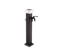 Columna De Grifo Vertical Para Jardín De Acero Inoxidable 304 Grifo Anticongelante Para Exteriores Para Riego De Jardín Y Fuente De Agua(Black,8 * 8 * 80cm/3 * 3 * 31in)