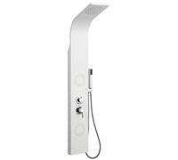 Columna de hidromasaje en aluminio blanco modelo A818