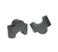 Columna del Manubrio Abrazadera para Manillar Elevador De Motocicleta para CRF1000L, CRF1100L, Africa Twin Pivote Manubrio(Negro)