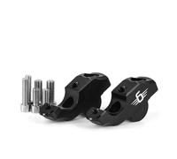 Columna del Manubrio Elevador De Manillar para Motocicleta para K1600B K1600 Grand America, Adaptador De Extensión, Soporte De Elevación, Clip De Extensión. Pivote Manubrio(NEGRO2)
