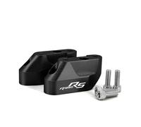 Columna del Manubrio Elevador De Manillar para Motocicleta para R1200RS 2015-2020 R1250RS 2019-2021 con Kit De Abrazadera Ajustable Pivote Manubrio(Negro 2)