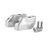 Columna del Manubrio Elevador De Manillar para Motocicleta para R1200RS 2015-2020 R1250RS 2019-2021 con Kit De Abrazadera Ajustable Pivote Manubrio(Plata 3)