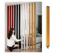 Columna divisora de habitación de metal, de suelo a techo, elegante divisor de entrada con 6 raíces, 150 cm, ideal para interiores modernos y gestión del espacio