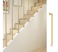 Columna Divisoria Decorativa, Balaustres For Áticos Interiores, Altura De 20-170 Cm, Barandillas De Escalera For Remodelar Lofts, Hoteles, Villas Y Oficinas(L Shape/Gold,125cm)