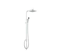 Columna monocomando para ducha con un diseño moderno de acabado cromado Minsk de Imex - Plateado / Latón / Imex