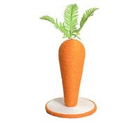 Columna para rascar hecha a mano con base firme para decoración del hogar para rascador, diseño en forma de alimentos