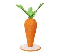 Columna para rascar hecha a mano con base firme para decoración del hogar para rascador, diseño en forma de alimentos