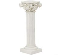Columna romana de resina sintética para decoración de jardín temática europea, mejora del espacio interior y aplicación de accesorios de fotografía de estudio (tamaño grande)