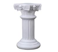 Columna Romana Pequeña, Estatua de Columna Griega De Resina, Columna Romana Blanca Como Encimera De Pizarra, Para Iglesia, Casa, Modelos De Villa Y Escaparate