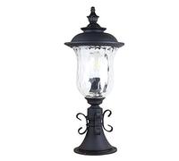 Columnas de césped al Aire Libre Luces Impermeables IP54 óxido Europeo jardín Villas jardín Pilar lámpara Americano Vintage Paisaje Comunidad Corredor bolardo Poste Linterna E27