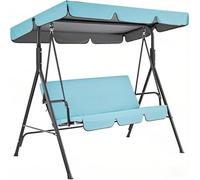 Columpio ajustable para jardín, cojín extraíble, cómodo banco de patio al aire libre, perfecto para relajarse junto a la piscina y disfrutar de tu espacio en el patio trasero