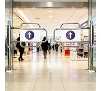 Columpio automático de metal unidireccional para mercados y almacenes, 180 cm, cierre manual, entrada y control de acceso