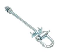Columpio D M12, 272 mm, soporta hasta 120 kg, para parques infantiles públicos, acero plano de 5 mm, con galvanizado en caliente, suspensión para columpios, trapecio y columpio infantil (200)