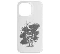 Columpio de astronauta en la luna | Diseño retro Cosmic Swing Carcasa para iPhone 14 Pro Max