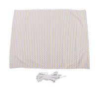 Columpio de hamaca de algodón, versátil en forma de U, bolsillos profundos, columpio de hamaca, patrón de onda amarilla, cesta colgante para interiores y exteriores, hamaca,