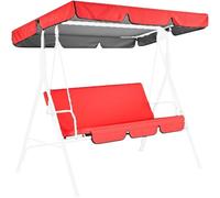 Columpio de jardín ajustable con cojín extraíble, banco de columpio para exteriores, para patio, piscina y relajación, ideal para comodidad en el jardín y el patio trasero