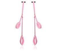Columpio de juguete sexual para puerta, eslingas de amor de esclavo Sexy para adultos con correas ajustables, juego de, juguetes sexuales de restricción para parejas(Rosa)