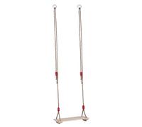 Columpio de madera ajustable para árbol, diseño de cuatro tablas para uso en exteriores e interiores, perfecto para jardín, parque infantil y hogar, diversión de cuerda para todas las edades