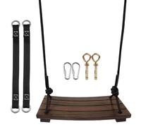 Columpio De Madera, Columpio Infantil, Columpio Arbol, Adecuado para Adultos y Niños 200 Kg, Ajustable En Altura para Ideal para Patio Jardin