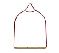 Columpio de madera natural para colibríes, decoración al aire libre, percha colgante estable para pájaros, montaje simple, requiere un fuerte columpio para pájaros al aire libre