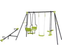 Columpio de metal "lenny" - 4 aparatos - verde