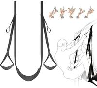 Columpio De Nylon Segunda Generación, Altura Ajustable Gran Capacidad Carga, Con Asiento Y Manija, Práctica Juego Yoga, Juguetes Para Aliviar El Estrés, Regalos Hombres Mujeres