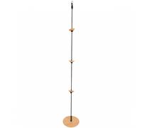 small foot Plato de con Cuerda Black Line, Columpio para Escalar para niños y Adultos, 12406, Color Negro Naturaleza