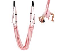 Columpio de yoga, correa elástica de altura ajustable, correas de yoga flexibles con anclaje de puerta para estirar piernas, cintura y espalda, y para pilates baile..