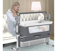 Columpio eléctrico y mecedora para bebé, cuna portátil para bebés y niños pequeños, silla mecedora con reproductor de música, 5 velocidades y 3 engranajes de temporización, unisex