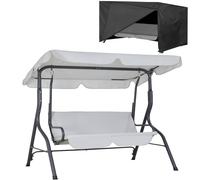 Columpio Hollywood gris claro + lona