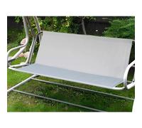 Columpio Jardin Exterior Funda Asiento de Reemplazo,Funda de Repuesto para Asiento de Columpio de Jardín,Impermeable Tela Oxford 600D Porch Swing de Asiento,Resistente (115 * 48 * 48cm,Gris)
