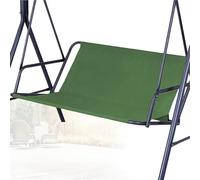 Columpio Jardin Exterior Funda Asiento de Reemplazo,Protector de Asiento Plegable de Tela Oxford 600D,Funda de Asiento de Columpio de Tela para 2/3 Plazas Columpios,Dark Green,44.5×18.5×18.5in