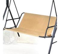 Columpio Jardin Exterior Funda Asiento de Reemplazo,Protector de Asiento Plegable de Tela Oxford 600D,Funda de Asiento de Columpio de Tela para 2/3 Plazas Columpios,Beige,58×19.7×19.7in