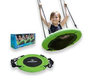 Columpio nido de pájaro Schildkröt 60 cm verde con altura ajustable 150 kg