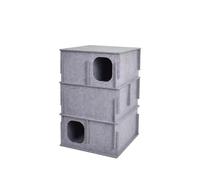 Columpio Para Gatos Laberinto for gatos, túnel for gatos, nido for gatos, marco de escalada, agujero de taladro for escondite, tablero rascador for gatos, juego de rompecabezas Lindo Columpio Para Gat