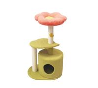 Columpio Para Gatos Marco de escalada for gatos, nido for gatos, juguete for gatos, todo en uno, Color, poste rascador for gatos de Sisal que no ocupa, estantes for gatos Lindo Columpio Para Gatos(B)