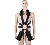 Columpio sexual de restricción para adultos, columpio de cabestrillo para cuerpo fetiche SM giratorio de 360 °, muebles auxiliares de posición sexual de juguete sexual para