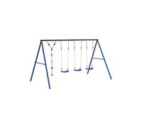 Columpio Y Cuerda De Discos Vidaxl Con 3 Columpios - Juego De Columpios De Exterior MKP