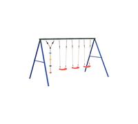 Columpio Y Cuerda De Discos Vidaxl Con 3 Columpios - Juego De Columpios De Exterior MKP