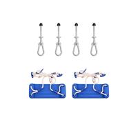 Columpios 2 Unidades Vidaxl Con Rocas De Escalada Polietileno 126 X 126 CM - Columpio MKP