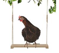 Columpios de Pollo para gallineros,Columpio de gallinero - Juguete de Columpio para enriquecimiento de Pollo | Soportes de Madera para Pollos, Columpio para Aves de Corral para Pollos, gallos, Loros